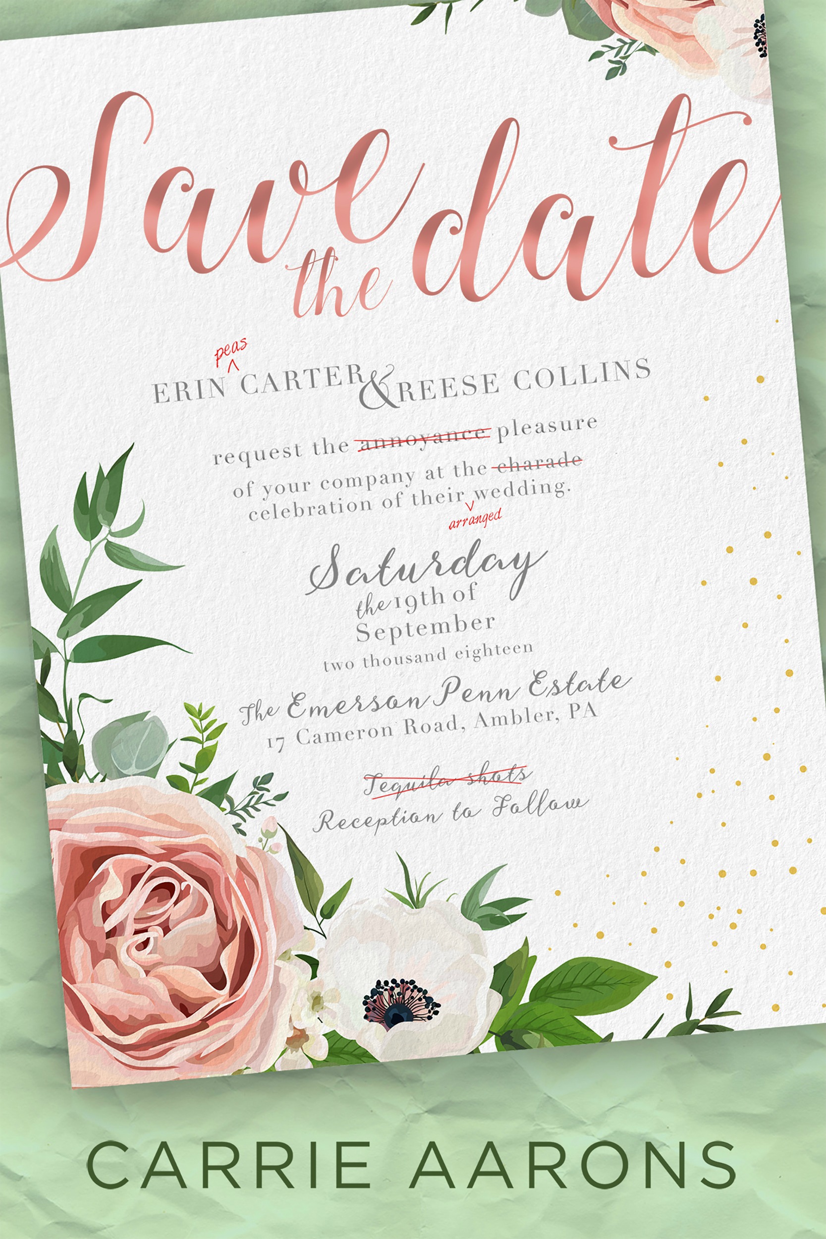 Save the Date by Carrie Aarons [Cover Reveal]